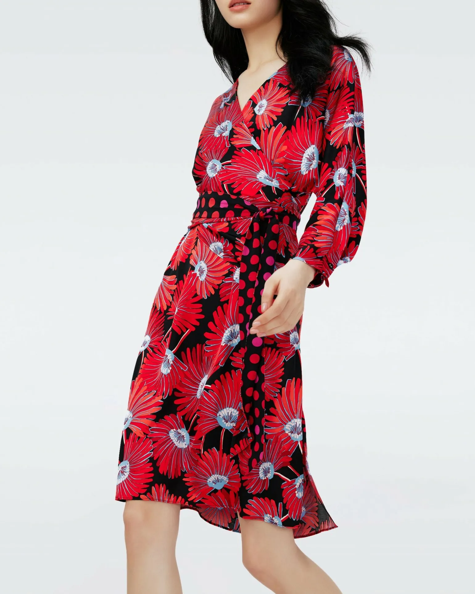 Mikah Faux Wrap Dress