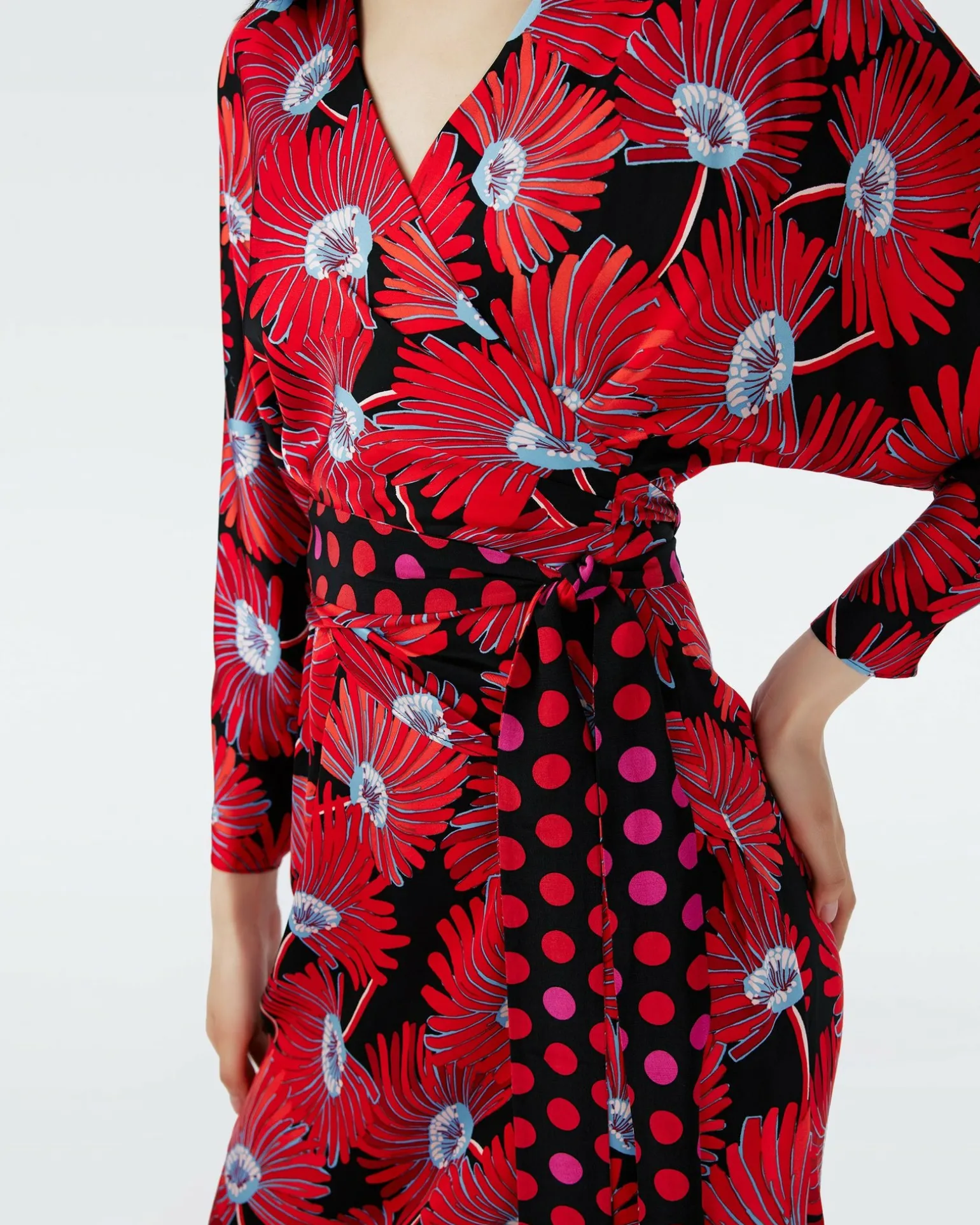 Mikah Faux Wrap Dress