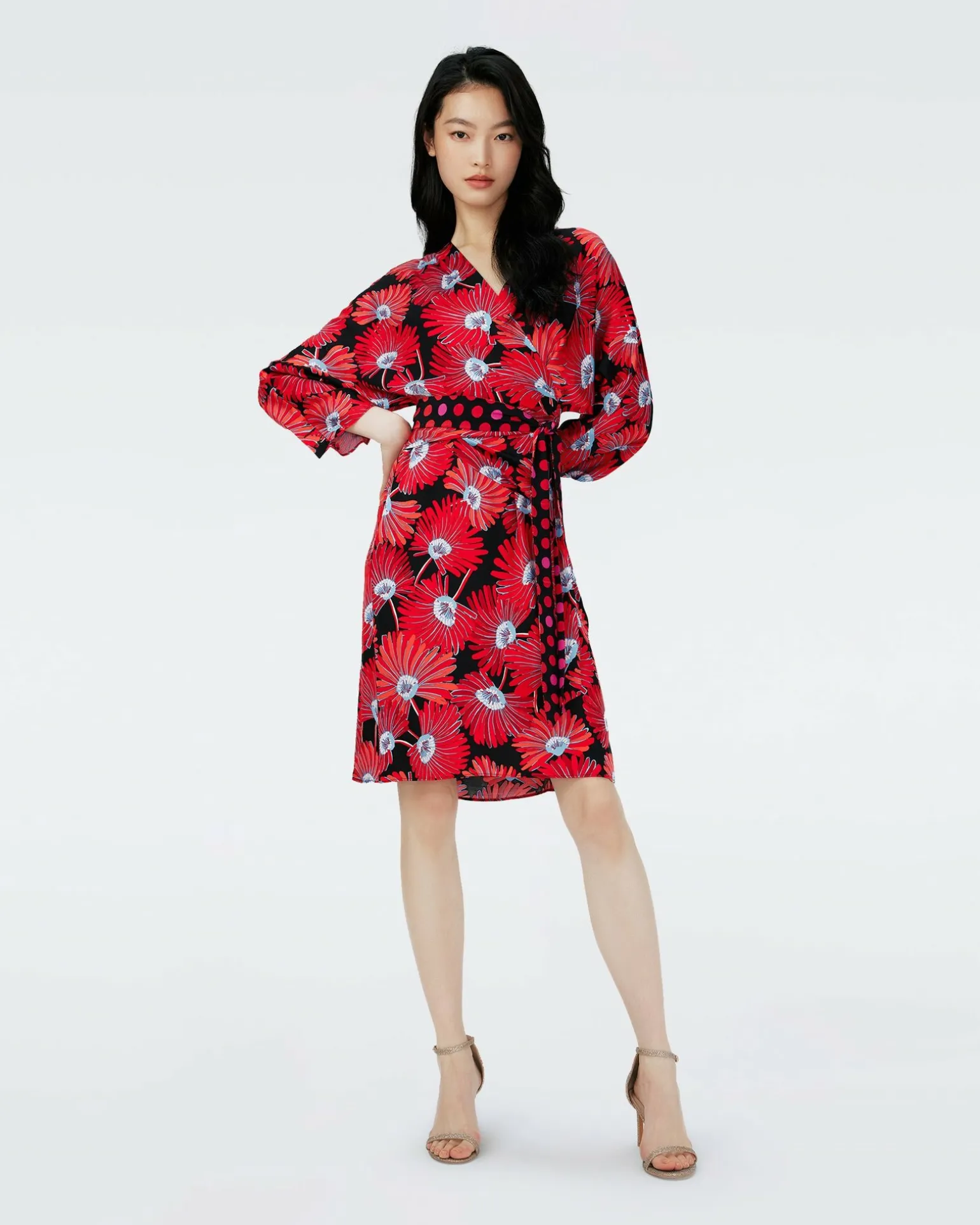 Mikah Faux Wrap Dress