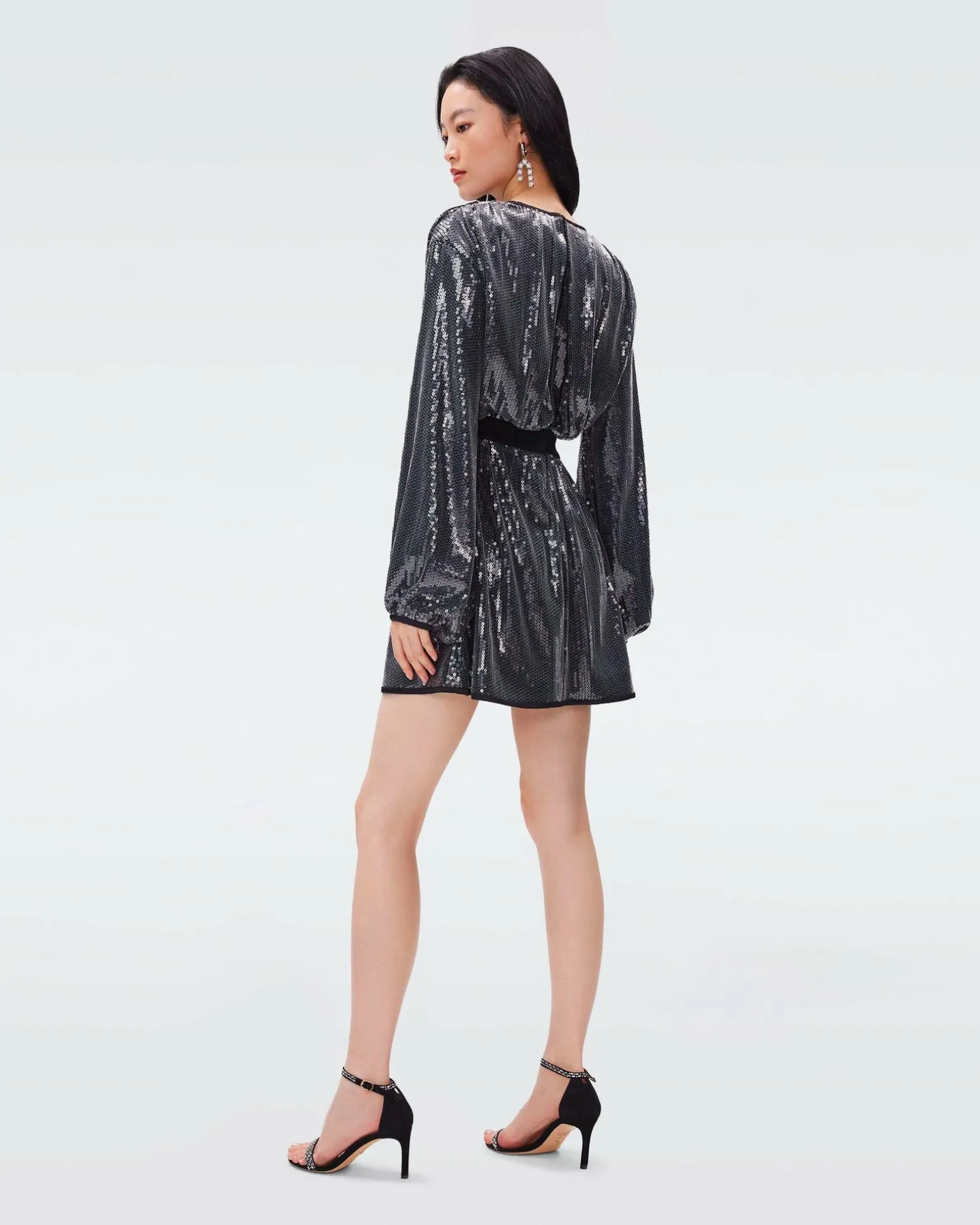 Moana Sequin Mesh Dress