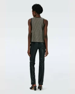 Morgause Metallic Knit Jacquard Top