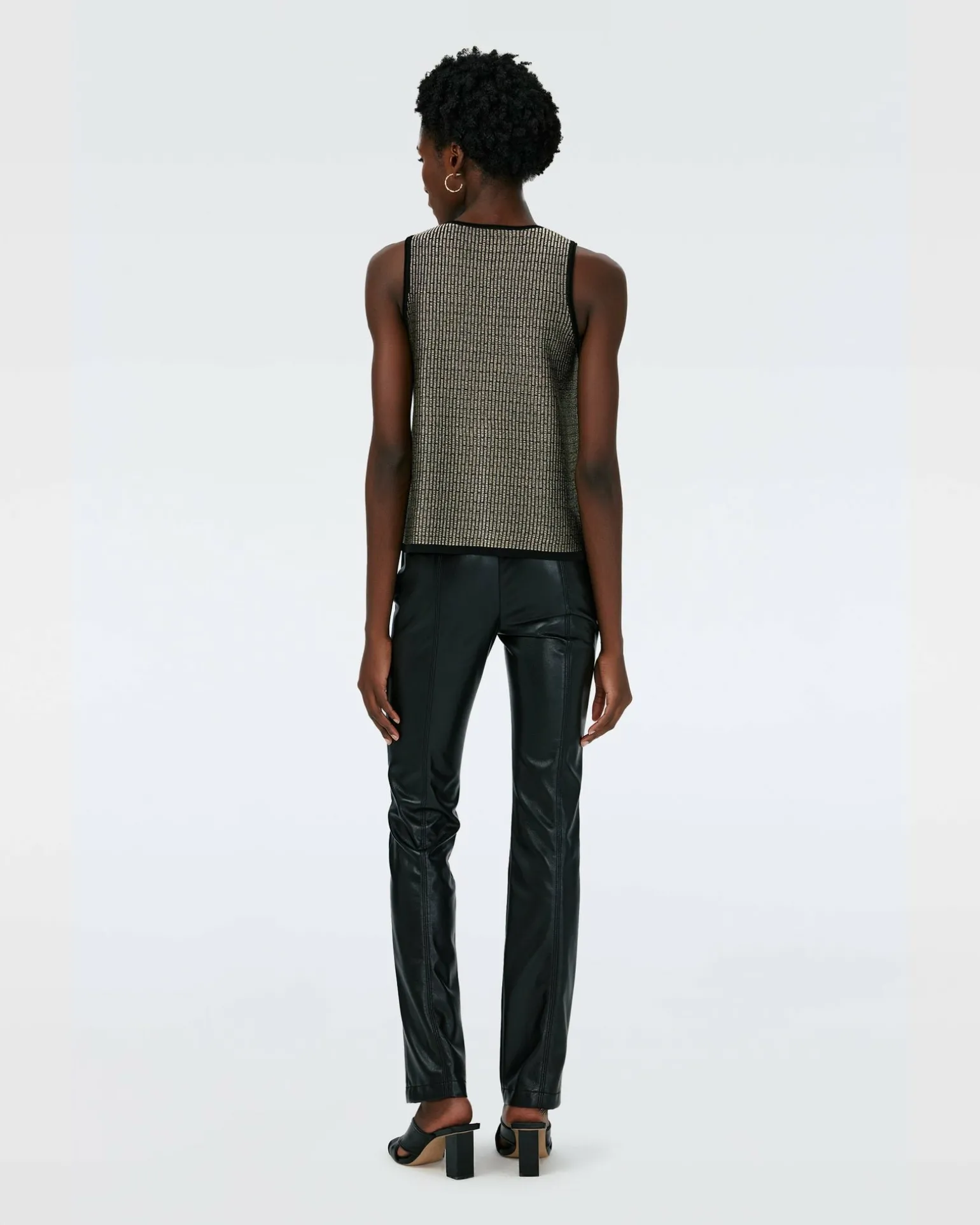 Morgause Metallic Knit Jacquard Top