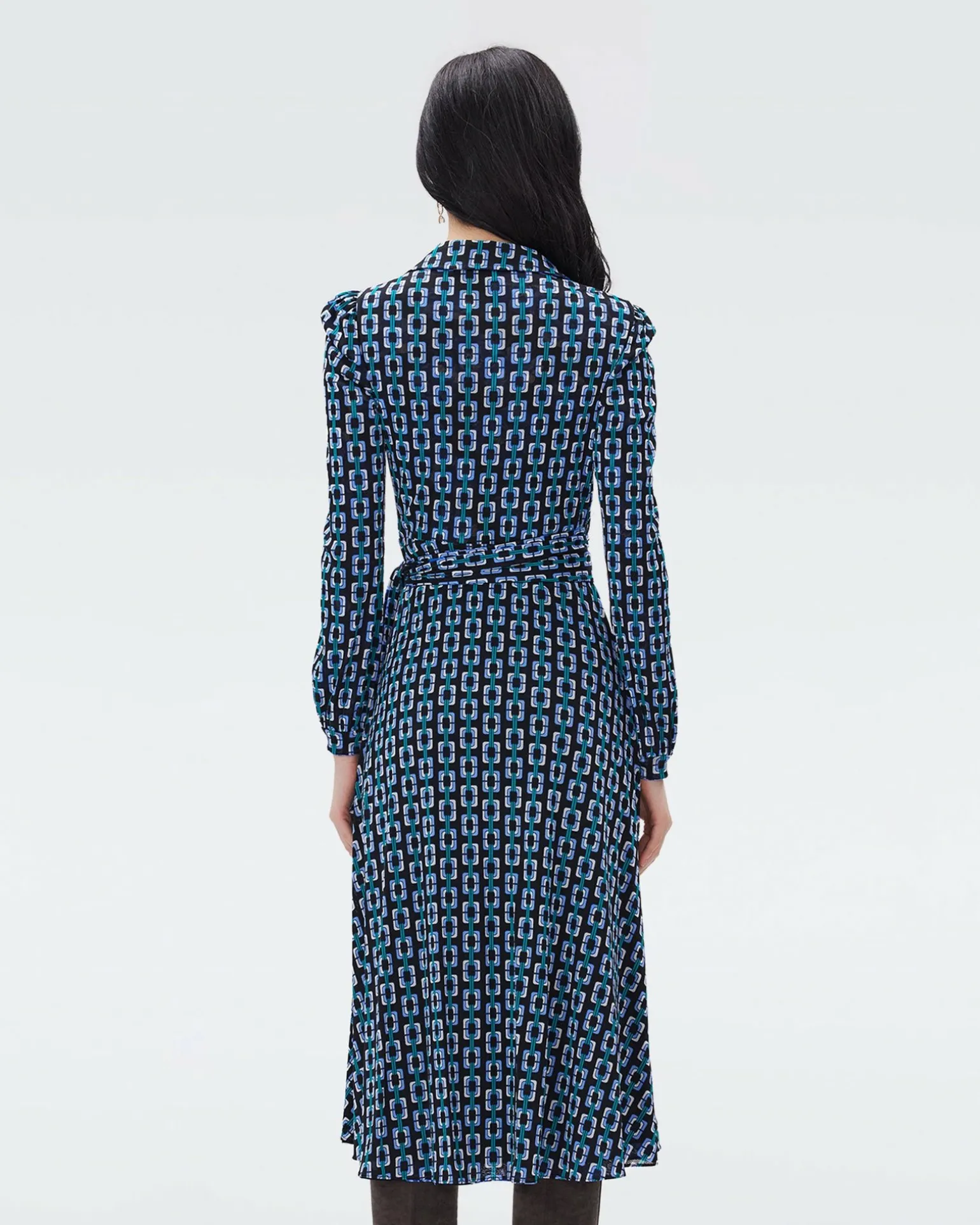 Phoenix Reversible Mesh Wrap Dress