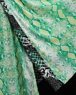 Pia Reversible Mesh Wrap Dress