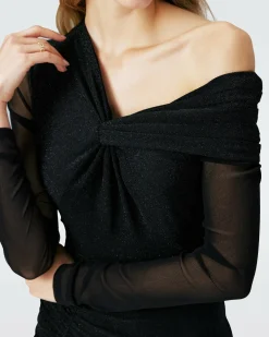 Rich Metallic Mesh Dress